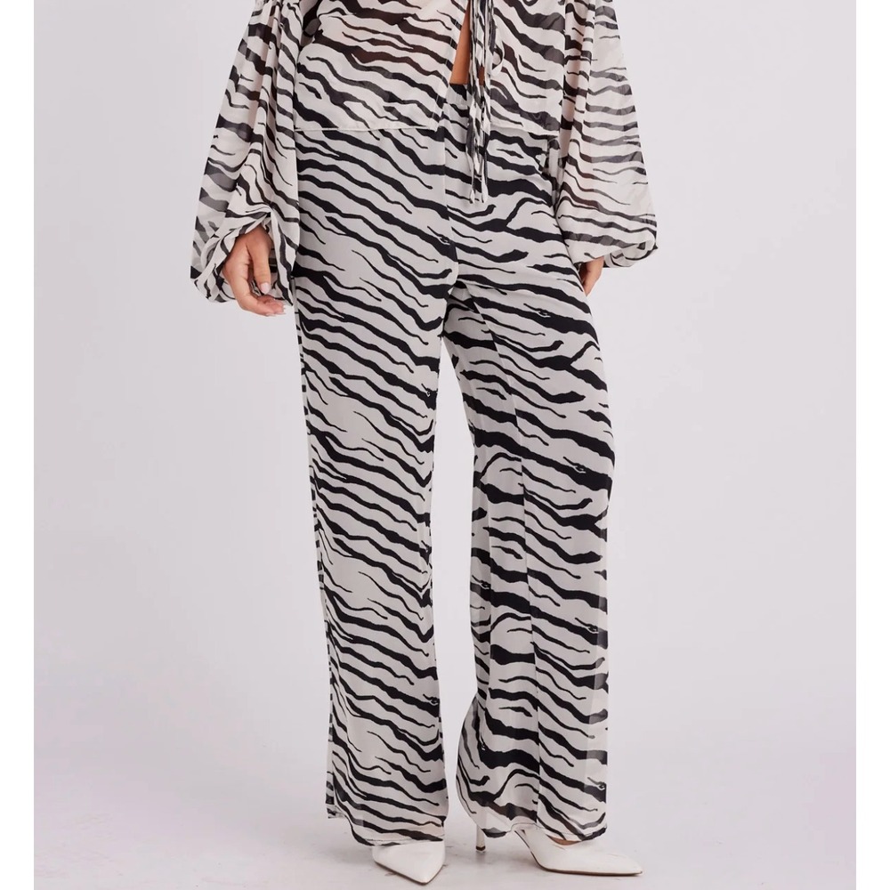 SNDYS Instinct Pant in Zebra Black & White sz S